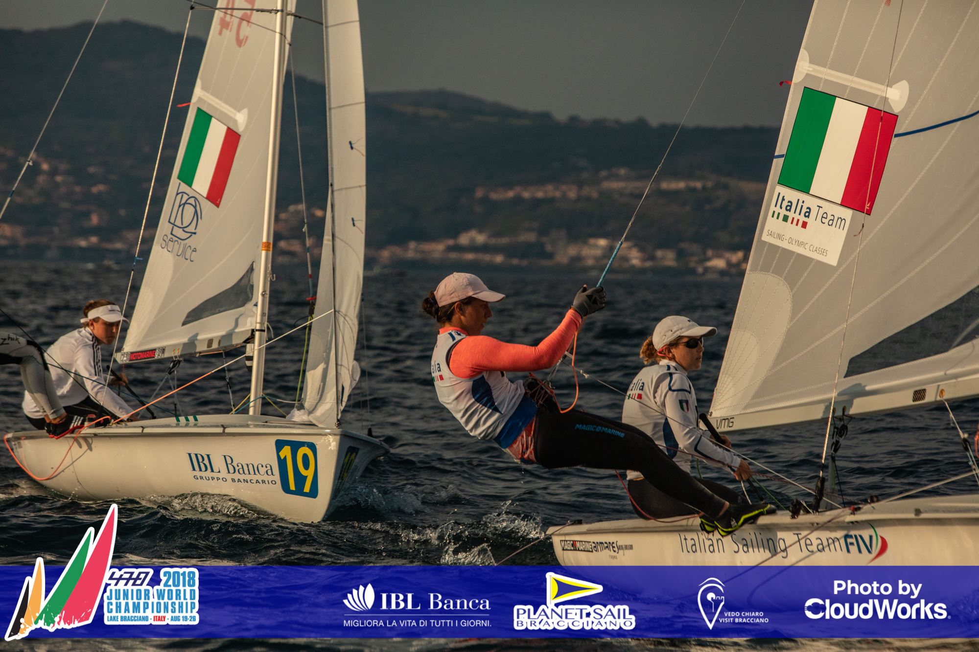 Altre due prove al Mondiale Giovanile 470 di Bracciano