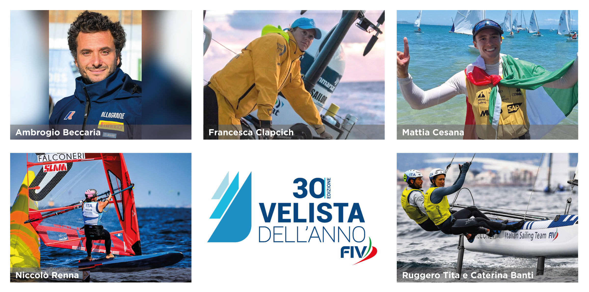La 30ma edizione del Velista dell’Anno FIV in programma il 27 maggio a Genova