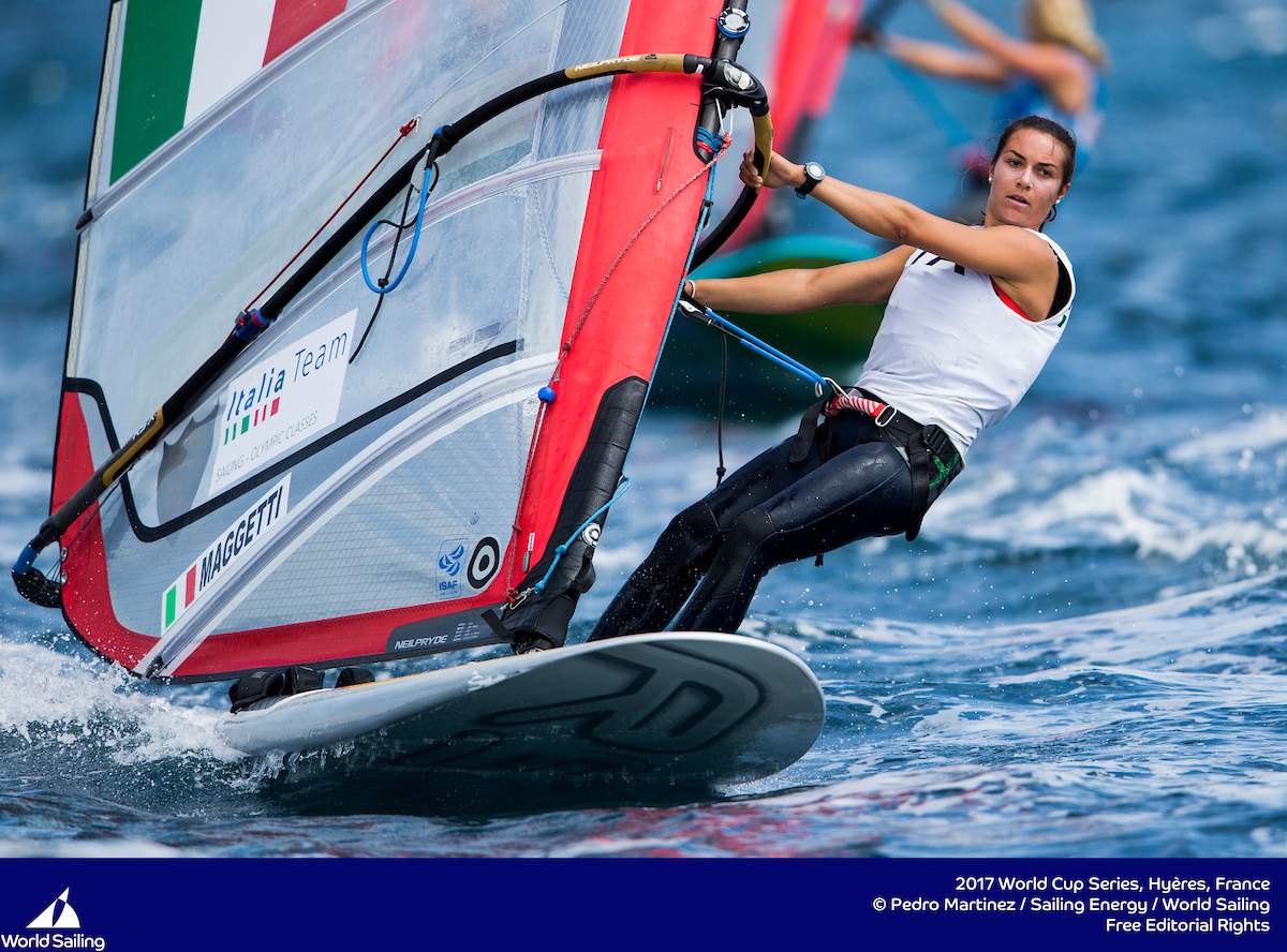 La terza giornata di regate alla Coppa del Mondo di Hyeres
