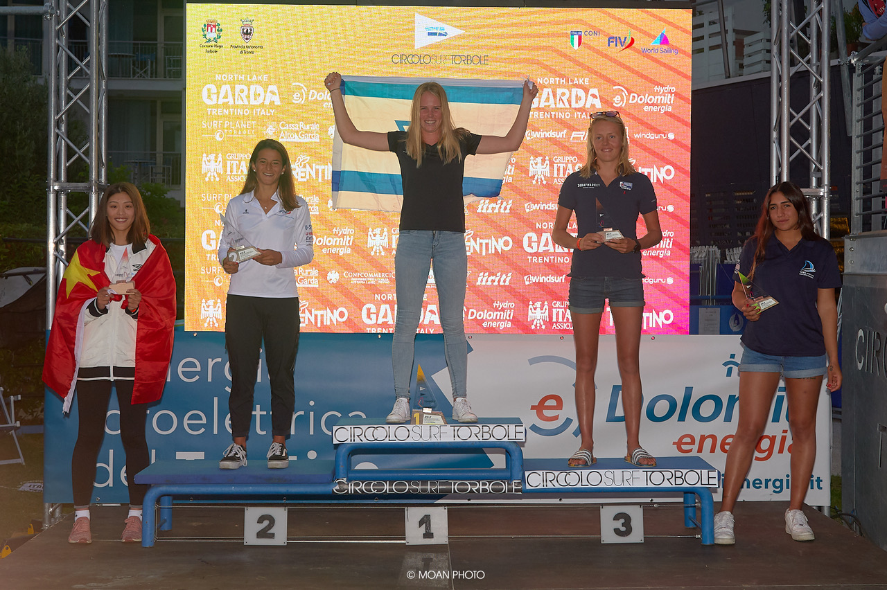 CONCUSI I MONDIALI DEL WINDSURF OLIMPICO RS:X. Maggetti e Speciale quinta e sesta assolute, Benedetti settimo. Nell'U21 Speciale è seconda e Renna quinto.