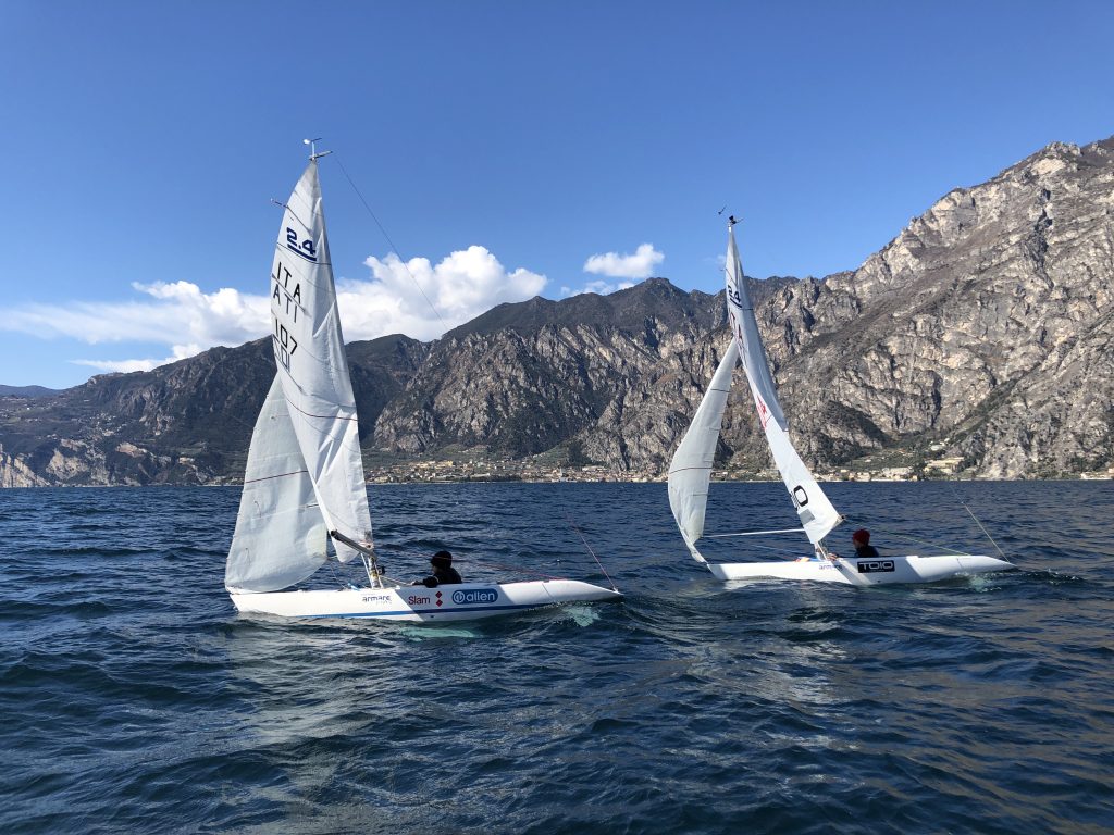 Terminato sabato il Raduno della Classe 2.4mR alla FV Malcesine