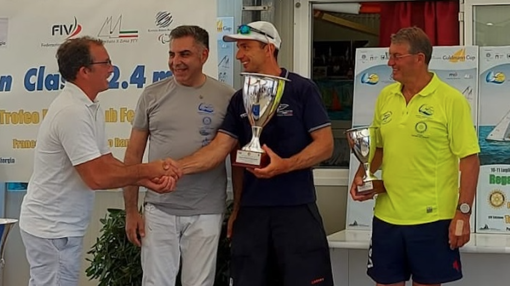 Il campione paralimpico Antonio Squizzato vince il Trofeo Rotary di Fermo ed il Trofeo Sandro Ricci davanti a Giancarlo Mariani e Davide Di Maria