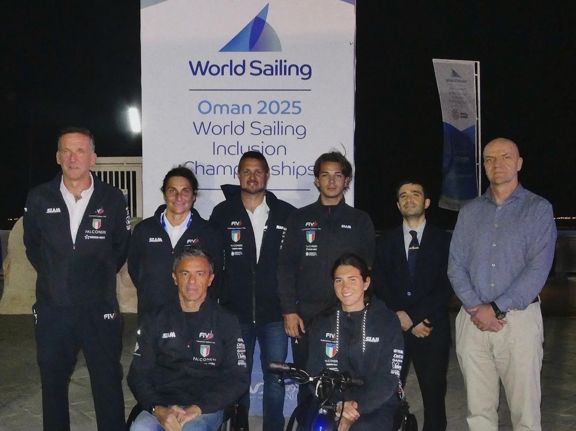 La squadra italiana incontra le istituzioni ai Mondiali Inclusivi 2025 di World Sailing