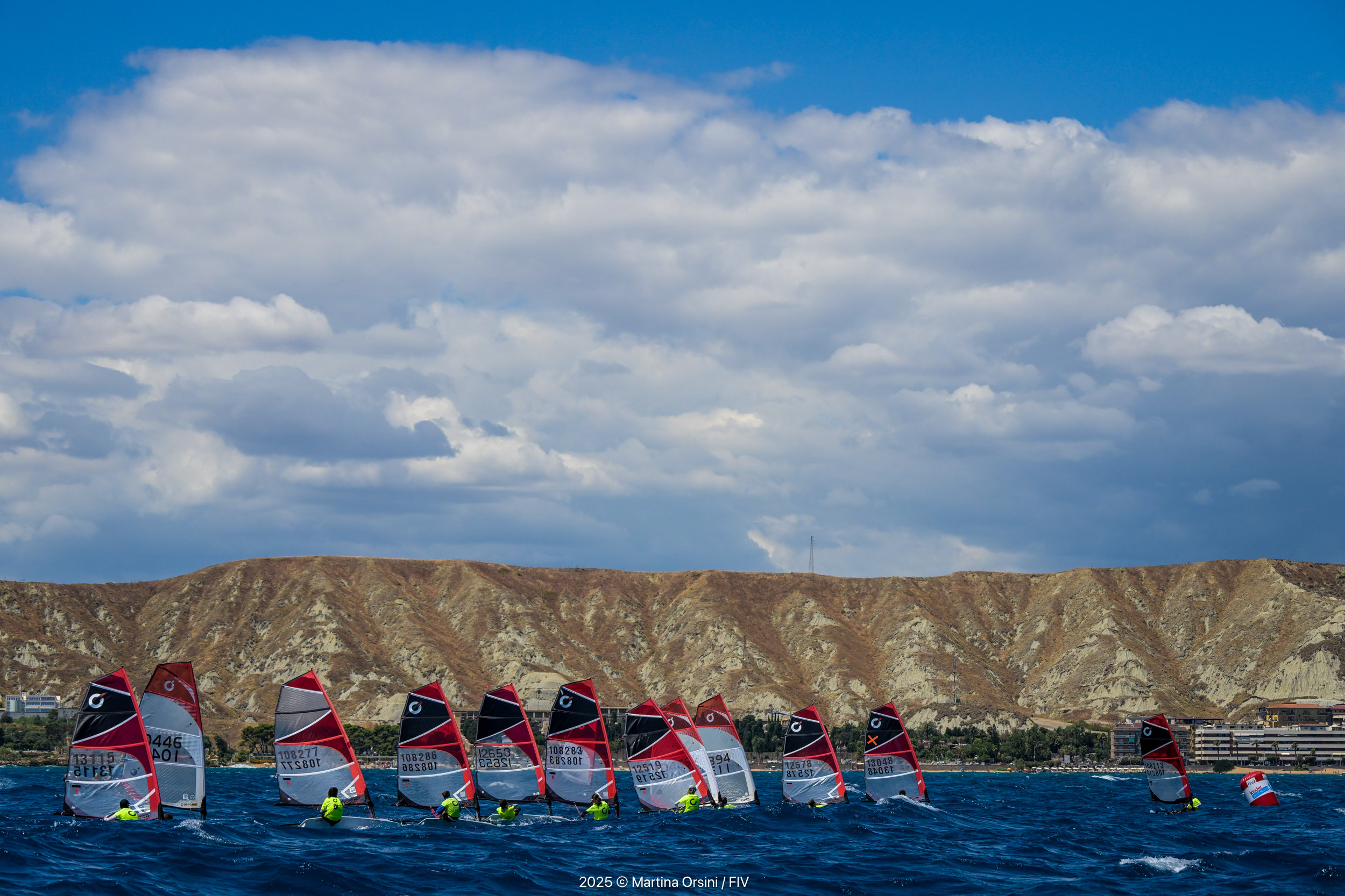 Optimist in regata — Golfo di Gaeta 2026